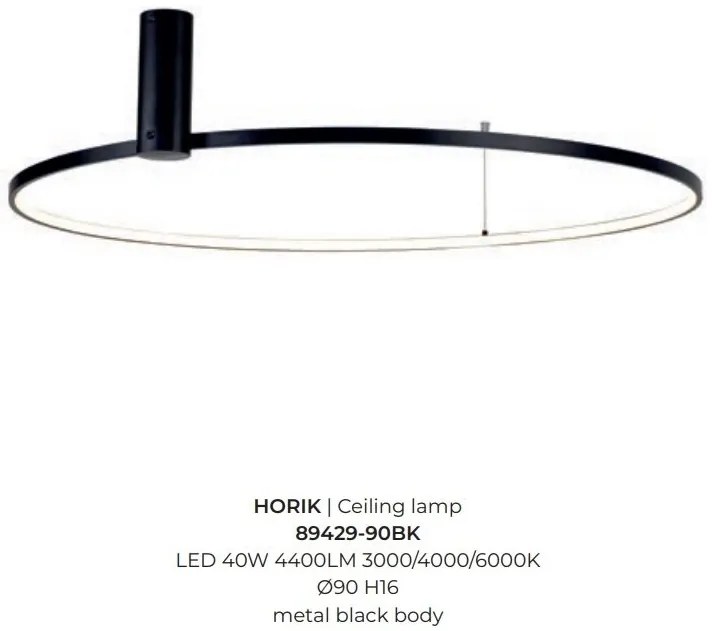Lustra LED moderna design circular HORIK 90cm