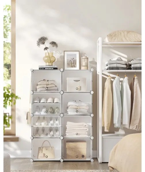 Raft modular cu compartimente BOXIFY, alb