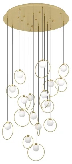 Lustră LED dimabilă pe cablu Eglo 390346 PORTOCOLOM 17xLED/3W/230V d. 78 cm