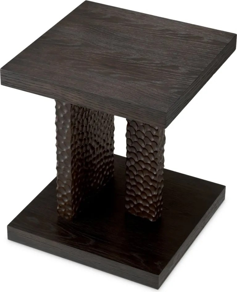 Masuta auxiliara design LUX Bravon, Ebony oak veneer