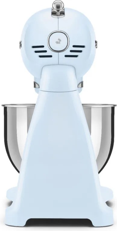 Mixer planetar SMEG SMF03PBEU, 800 W, 4,8 l, 10 viteze, Functie de pornire treptata, Albastru pastel