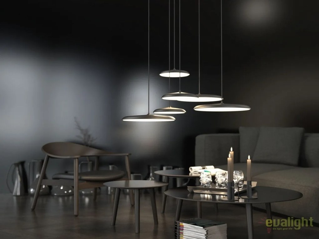 Lustra / Pendul design modern, diam.40cm, finisaj negru, LED Artist 40 83093003 DFTP