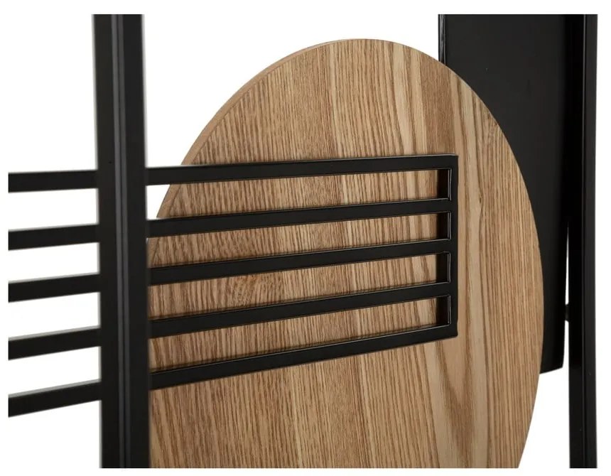 Rafturi negre/în culoare naturală 2 buc. 40 cm Picassy – Mauro Ferretti