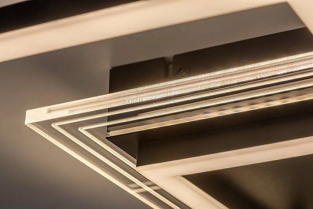 Plafoniera LED design geometric Ottavia 70cm