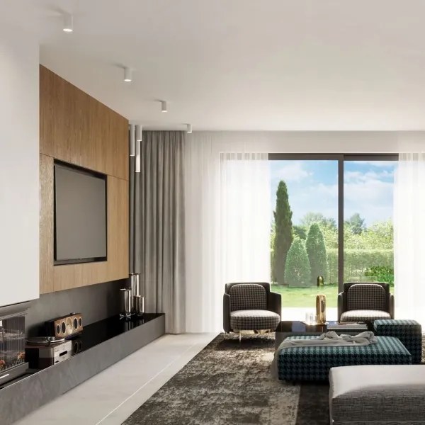 Spot LAGOS 1xGU10/40W/230V 60 cm alb Sollux SL.0999