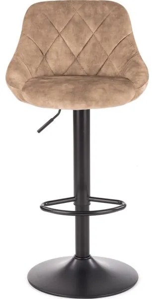 Scaun de bar 106x47 cm negru/maro