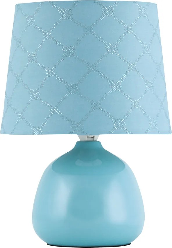 Rábalux Ellie 4382 lampa de masa de noapte  albastru   ceramică   E14 1x MAX 40W   IP20