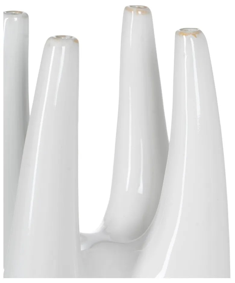 Vază albă din ceramică înaltă (înălțime 56 cm) Blanca – Ixia