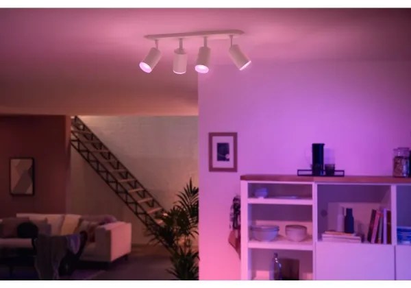 Spot LED RGBW dimabil Philips Hue FUGATO 4xGU10/4,2W/230V alb