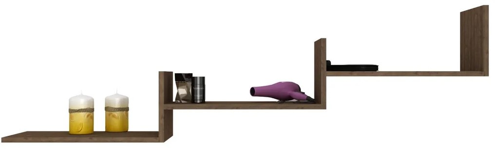 Etajera Step, Stejar Bronz, 150 x 20 x 42 cm