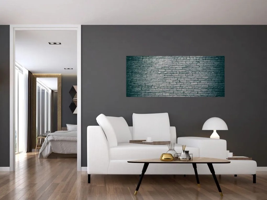 Tabloul cu perete din cărămidă (120x50 cm)