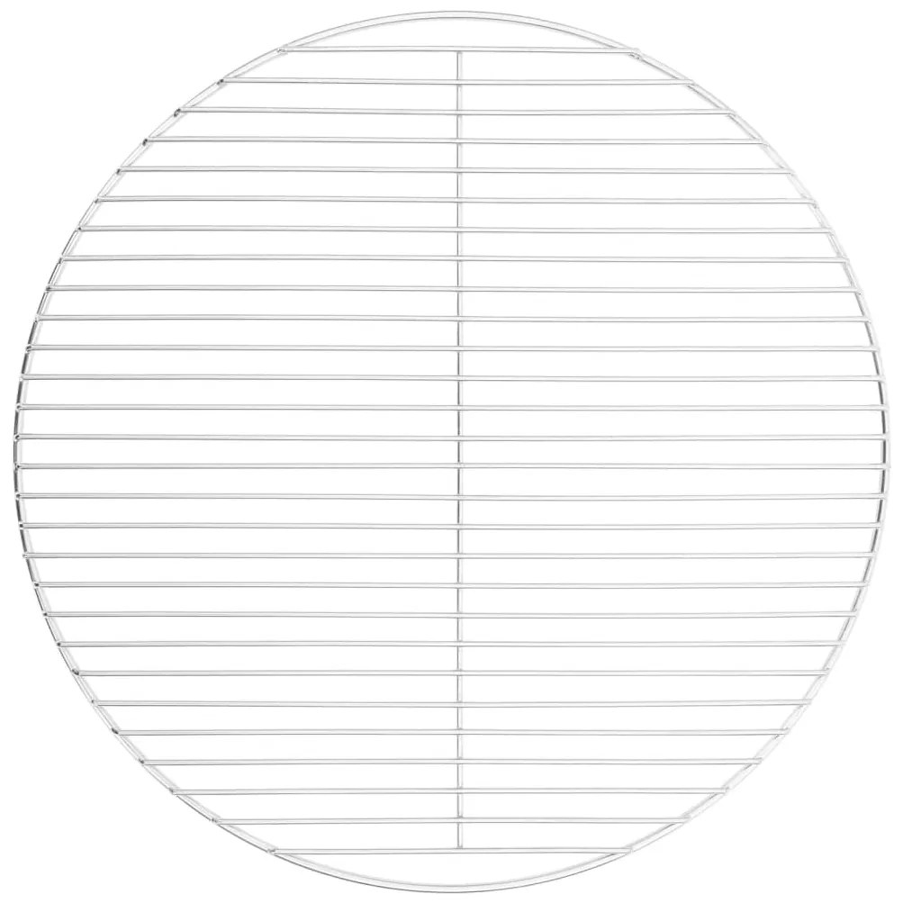 vidaXL Grill pentru grătar rotund, Ø54 cm, oțel inoxidabil 304