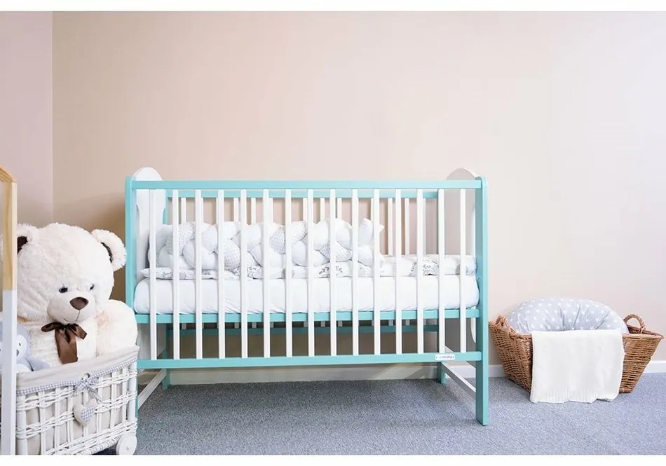 New Baby Crib Elsa, alb-mint