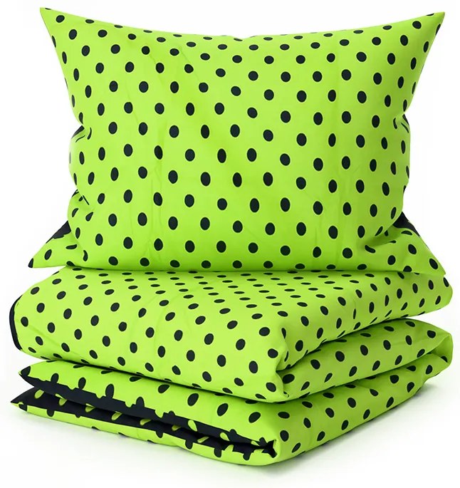 Lenjerie de pat din bumbac COLAM GREEN verde Dimensiune lenjerie de pat: 70 x 90 cm | 140 x 200 cm