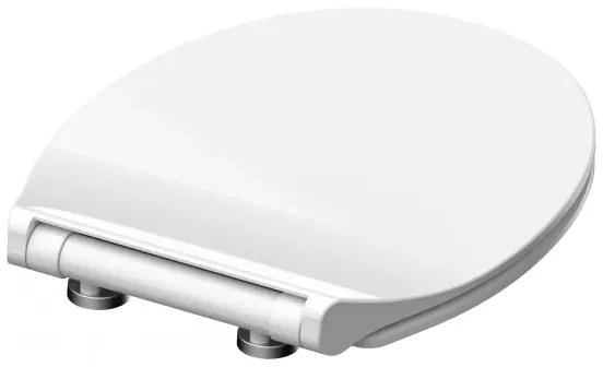 Capac WC SLIM WHITE, cu închidere SoftClose, din duroplast - Schütte 82700