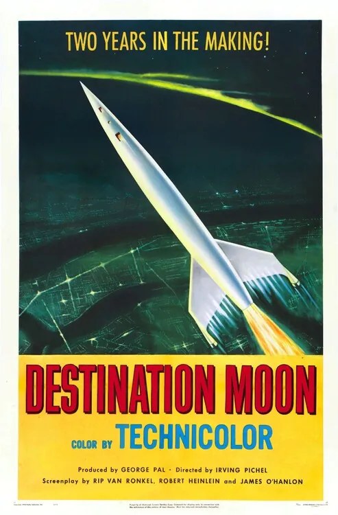 Ilustrație Destination Moon