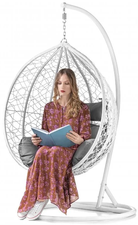 OFERTA Scaun suspendat alb KOKON fara suport Calitatea II