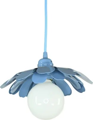 Bohemia-Design - Candelabru pe cablu 1xE27/60W/230V albastru