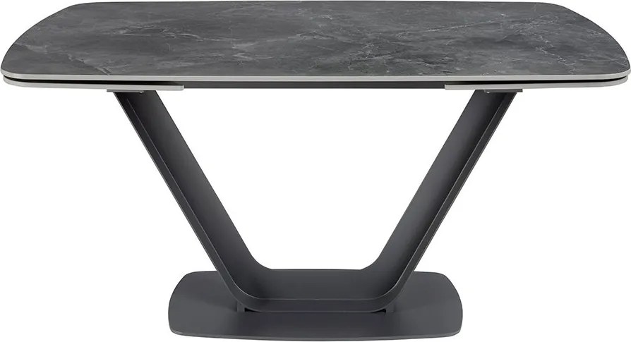 Masa extensibila deosebita design LUX Porcelain Marble 160-240cm