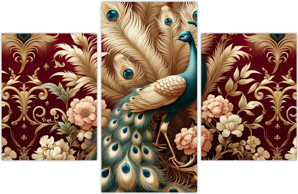 Tablou – Păun elegant (90x60 cm)