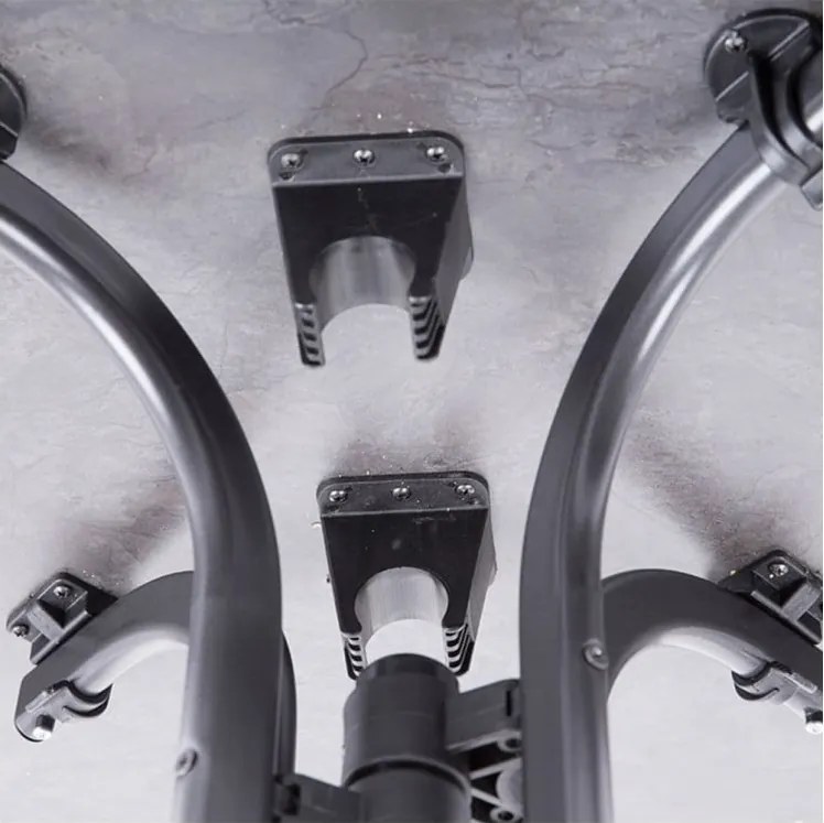 Masă de grădină rotundă din metal ø 70 cm Pizarra – Dajar