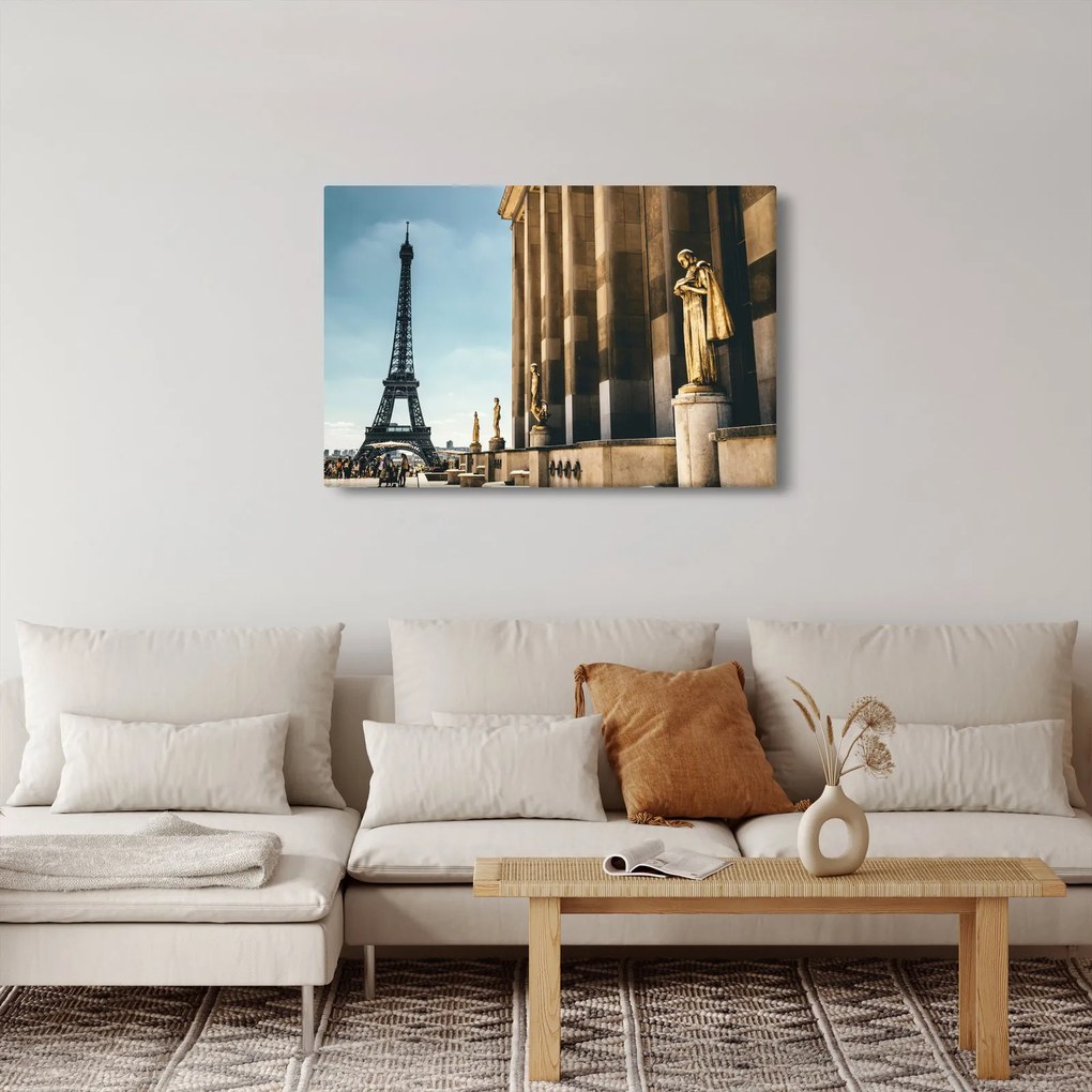 Tabou din piața Trocader, Paris (90x60 cm)