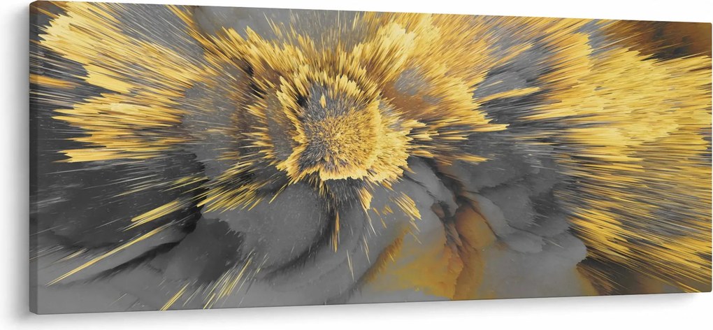 Tablou - Expansiunea aurului (120x50 cm)