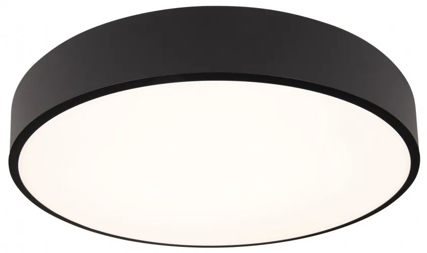 Plafoniera LED dimabil design modern IP54 ROUNDY negru C0214 MX