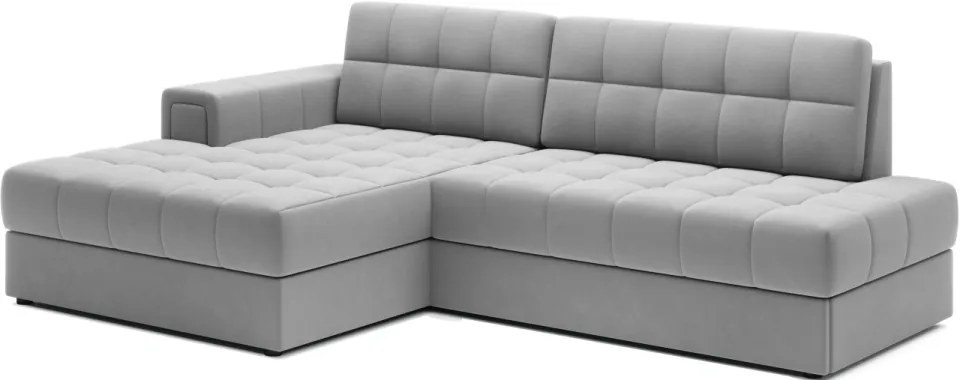 Coltar extensibil cu spatiu oentru depozitare, 240x150x82 cm, Blezalt L, Eltap (Culoare: Gri deschis / Sola 4)