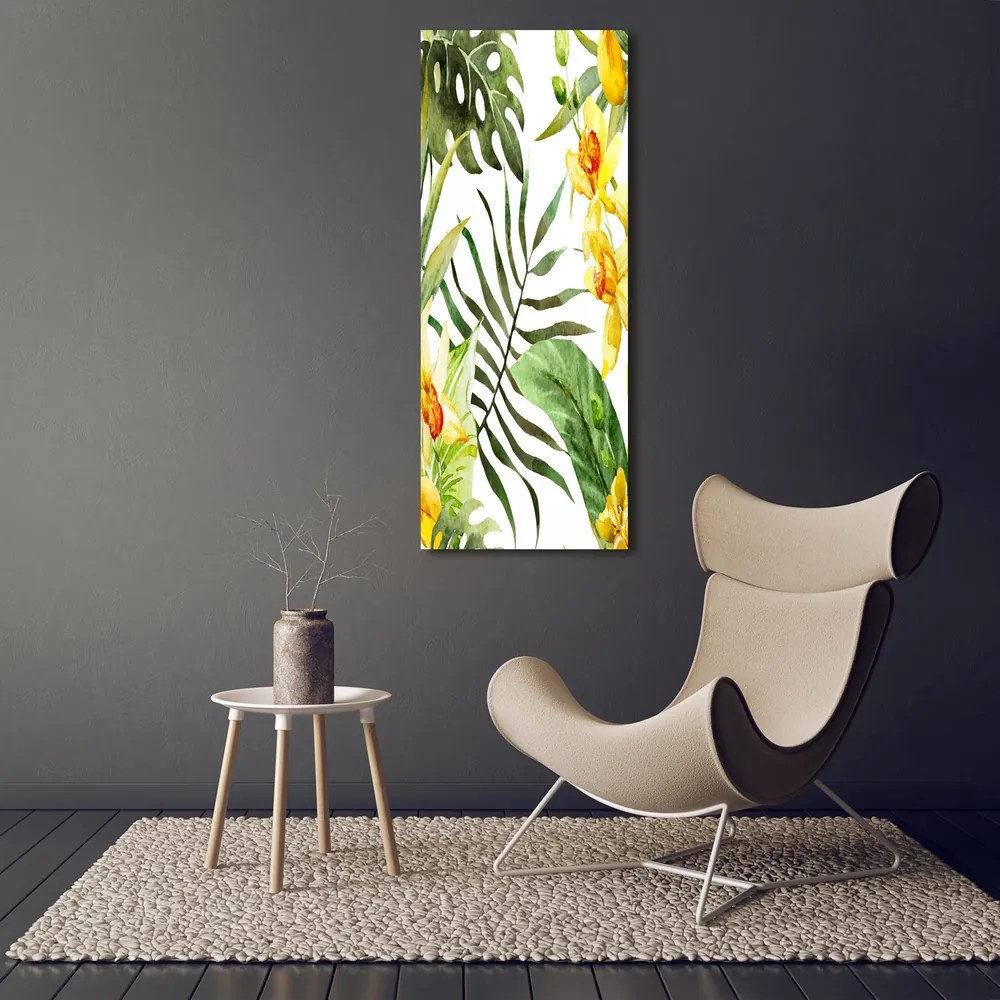 Print pe canvas Flori tropicale