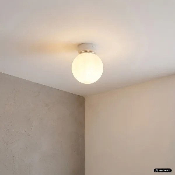 Plafonieră ELIAS 1xE14/5W/230V Ø 13 cm albă