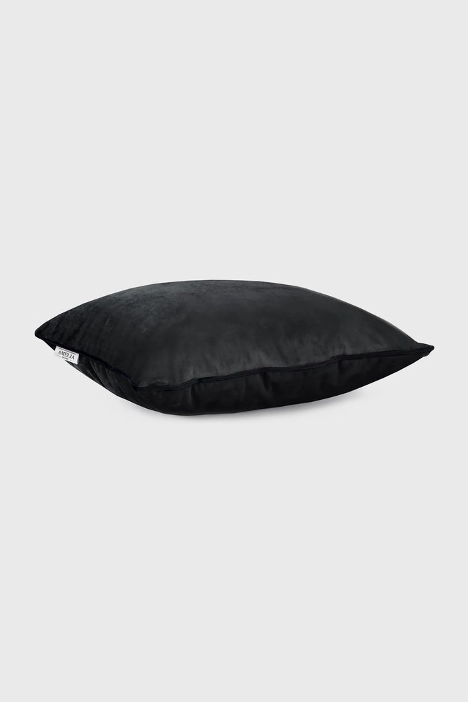 2PACK Față de pernă Velvet negru 45x45 cm