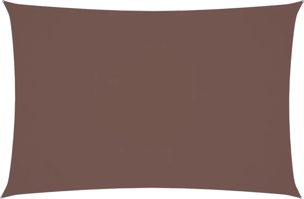 vidaXL Parasolar, maro, 2x4 m, țesătură oxford, dreptunghiular