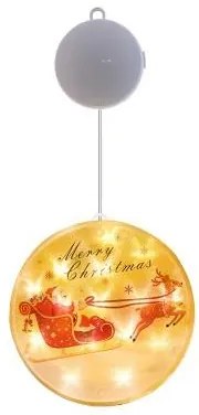 Lampa suspendata Merry Christmas, cu LED-uri, alimentare cu baterii, Masterled