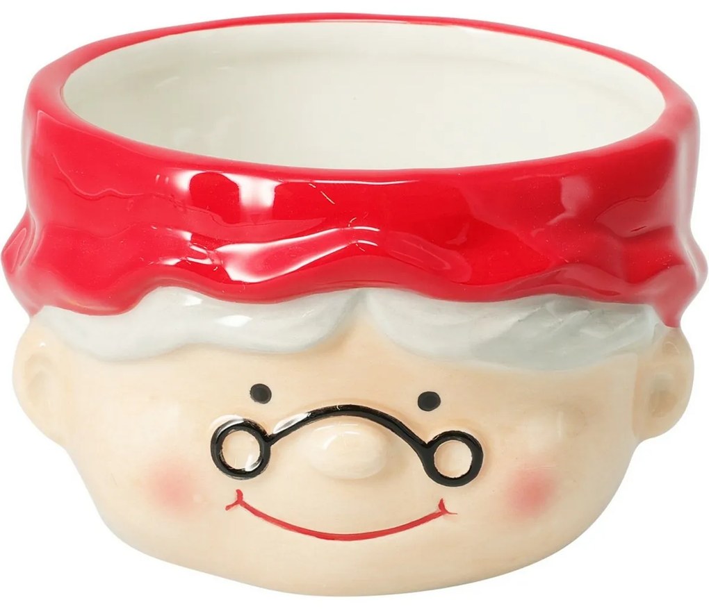 Set de 2 boluri ceramice Mr. & Mrs. Claus 13cm