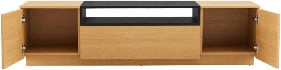 Comoda TV LOFT 160cm natur/ negru