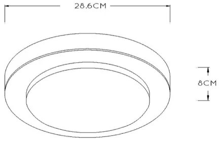 Lucide 79179/12/70 - LED Plafonieră baie DIMY LED/12W/230V