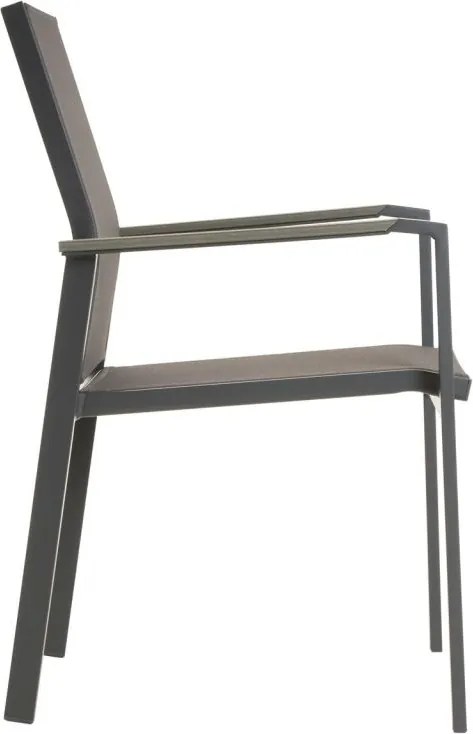 Set de scaune de grădină, gri  90 x 56,5 x 59,5 cm, 2 b