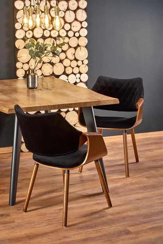 Masa de sufragerie extensibila in decor de stejar, BRYNE 120(180)x80