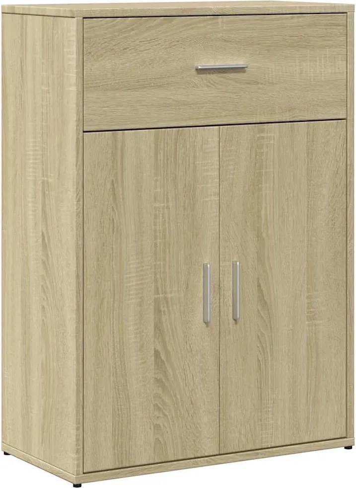 vidaXL Servantă, stejar sonoma, 60x30x84 cm, lemn compozit