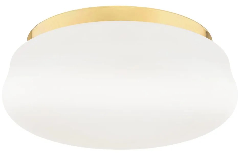 Plafoniera design modern Ombra auriu, alb