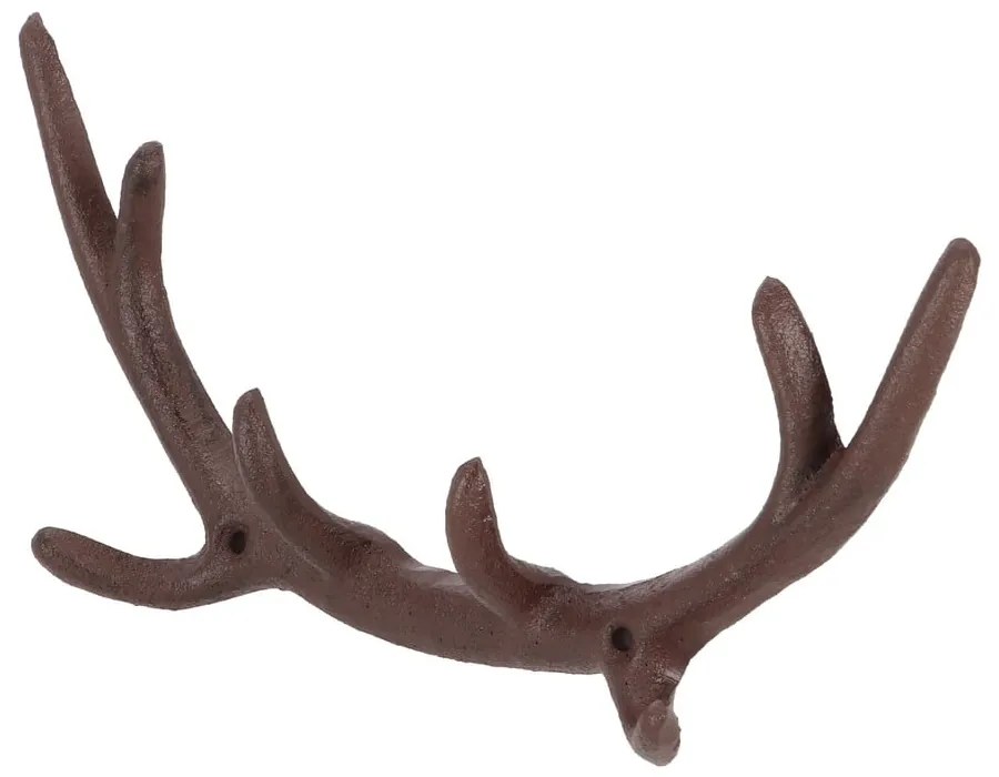 Cuier de perete maro din metal Antlers – Esschert Design