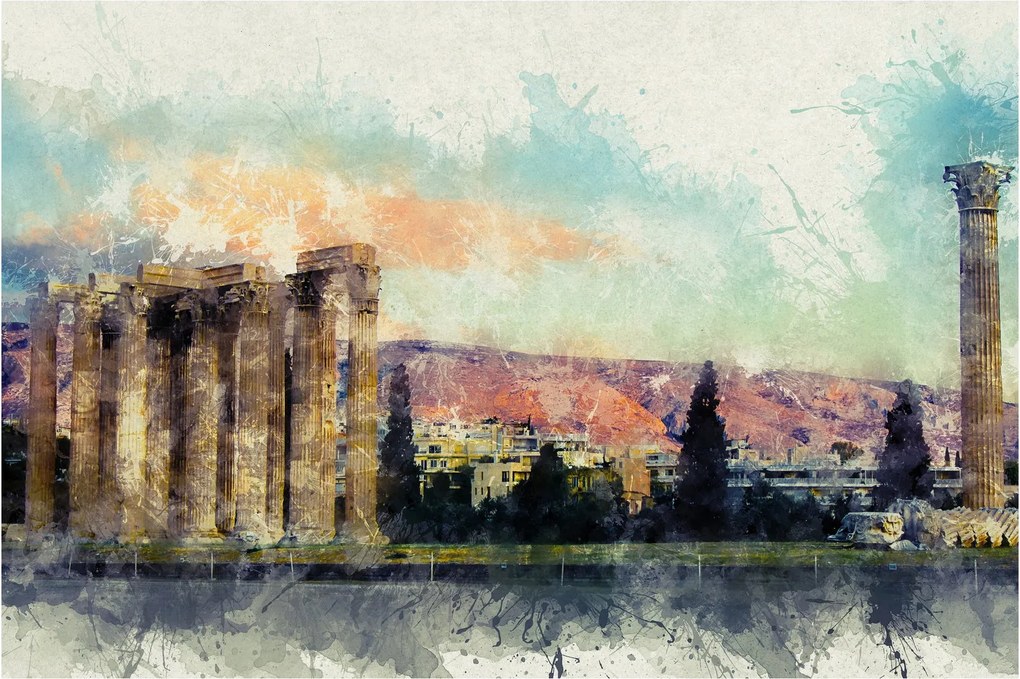 Tablou - Acropole, Atena, Grecia (90x60 cm)
