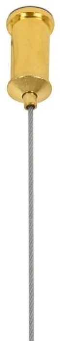 Lustra moderna cu 15 de surse de lumina LINEA R85 auriu
