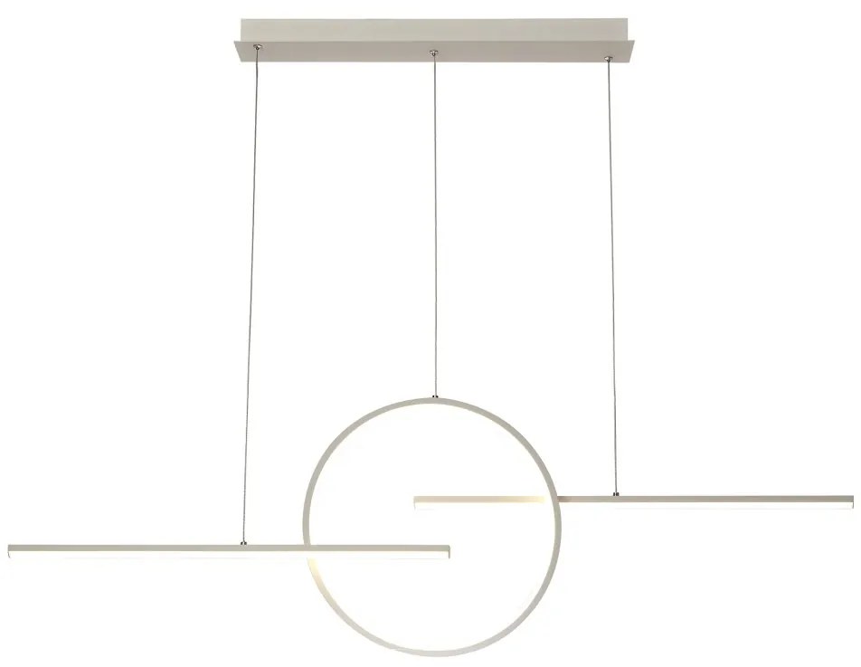 Lustra LED design modern minimalist KITESURF 50W alba