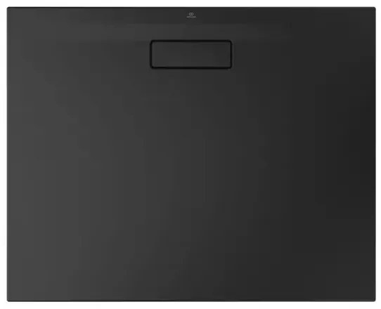 Cadita de dus dreptunghiulara Ideal Standard Ultra Flat New negru mat 100x80 cm