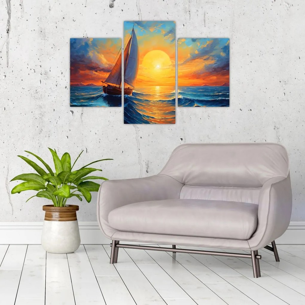 Tablou - Sailboats (90x60 cm)