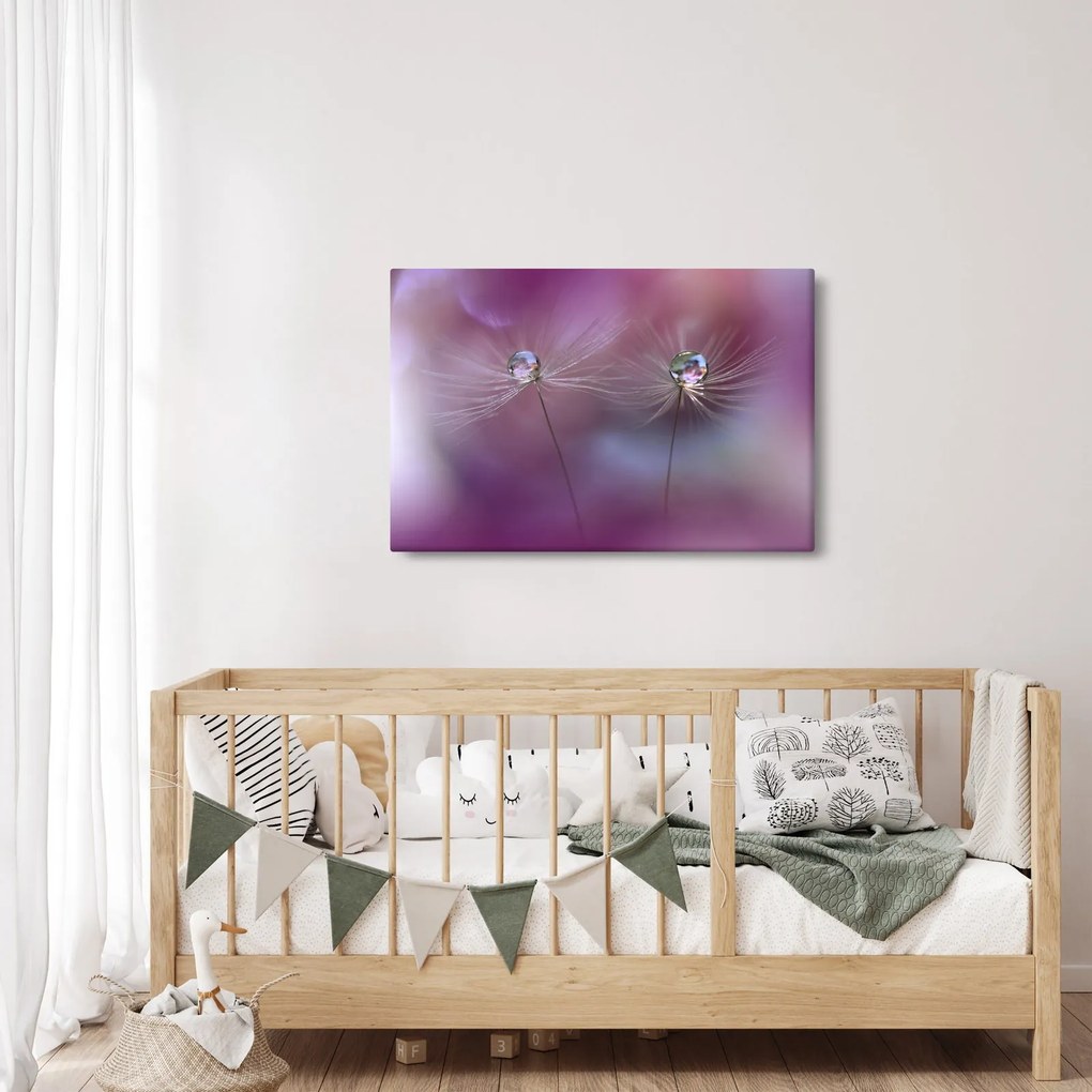 Tablou cu picături pe puf (90x60 cm)