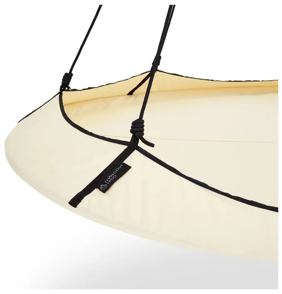 Leagăn de grădină crem-negru - Hangout Pod