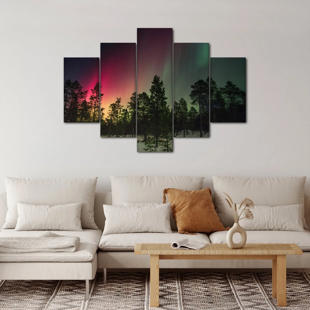 Tablou cu Northern Lights (150x105 cm)